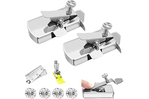 PENCHUAN 2 Stück Magnetische Nahtführung, Seam Guide Magnetische Führung zum Nähen,Magnetischer Nahtführer,Nahtführung Nähmaschine,Magnetische Nahtführung für Nähmaschine mit Nähfuß und Maßband