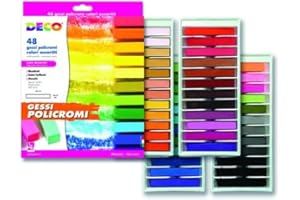 CWR DECO MY/MCP48 Gessi Policromi Scatola 48 Pezzi, Colori Assortiti