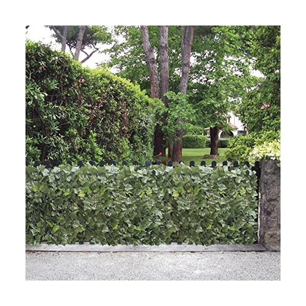 VERDELOOK Sempreverde® Point, Siepe Artificiale 1x3 m, Foglia edera, Decorazioni Giardino VERDELOOK VERDELOOK Sempreverde® Point, Siepe Artificiale 1x3 m, Foglia edera, Decorazioni Giardino