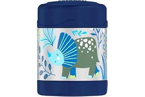 THERMOS FUNTAINER STAINLESS STEEL KIDS DINO JAR 290ML, F30022DK, INSULATED FOOD JAR, LUNCH BOX, STORAGE CONTAINER, THERMAL FLASK FOR TRAVEL