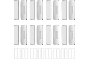 8 stycken magneter för att limma, starka magneter, dörrmagnet | Rostfritt stål magneter för skåpdörrar rost- och fuktbeständi