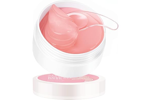 Rose sous les yeux, collagène sous le masque pour les yeux pour les yeux et les sacs gonflés, les cernes et les rides, l'air plus jeune et moins fatigué, revitalisent et hydratent votre peau, 60pcs