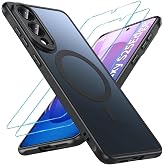 CONSTRAIN - Samsung ile uyumlu Galaxy S25 Edge Kılıf Mat Magsafe ile uyumlu Şarj &Ouml;zellikli Renkli Kenarlı + Ekran Koruyucu Ca