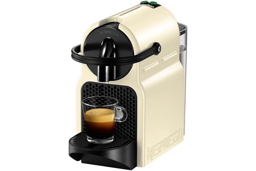 Nespresso Inissia EN80.CW Espresso Coffee Maker, Cream