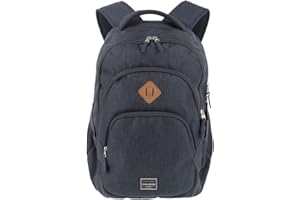 Travelite Handgepäck Rucksack, Laptop Rucksack 15,6 Zoll, BASICS, Daypack, Tagesrucksack mit vielen Fächern, 45 cm, 22 Liter