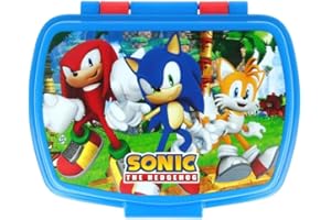 ILS I LOVE SHOPPING Fiambrera para aperitivos, caja sándwich para niños (Sonic)