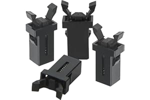 SHUNYABEI 4 cierres de tapa de papelera, compatibles con cestas de basura Brabantia, flexibles, impermeables, con tapa táctil, para cocina, baño, color negro