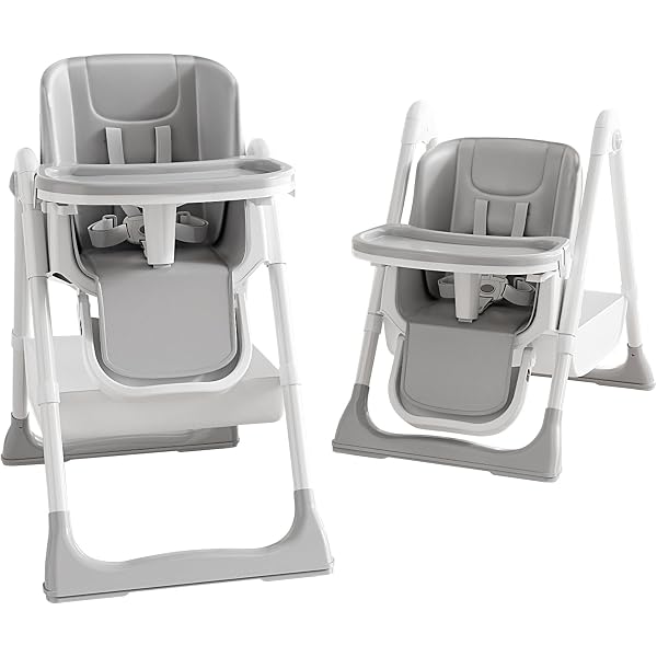 Chaise Haute évolutive XUANYU - 4 En 1, Pliable, Inclinable, Avec Plateau Réglable - Pour Bébé De 6 Mois à 3 Ans (rose Et Blanc)