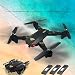 Produktbild VISUO XS809HW QUINTRA RC Quadcopter Wifi FPV Faltbare Selfie Drone 2MP 3 Batterie