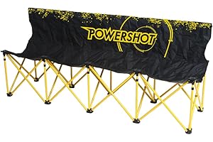 ‎NETSPORTIQUE Netsportique Klappbare Sitzbank - 4, 6 oder 8 Plätze zur Auswahl - Fußball Sitzbank - Schnell aufklappbar