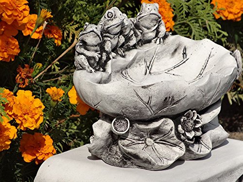 Vogelbad Vogeltränke Frosch 02 ca.4,5 kg Frostfest Wasserfest Nr.323 - 2
