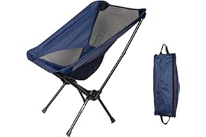 PistonVan Silla Playa Plegable, sillas Plegables Camping,sillas Playa Plegables Ligeras,cadeira de Praia, Silla Camping Plegable, Silla Pesca, Silla Moto Plegable,Resistente,Ligera(Azul)