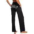 Juicy Couture Women's Velvet Fleece Pajama Pant with Rhinestones