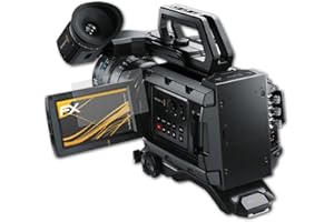 atFoliX Panzerfolie kompatibel mit Blackmagic Design URSA Mini Schutzfolie, entspiegelnde und stoßdämpfende FX Folie (3X)