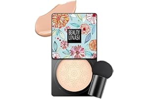 KEVGNRO Linasi Clear Cover Beauty Cream - Wonderninelife Beauty Cream With Mushroom Brush (Natürlich)