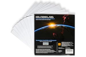 Heldenklang® Schallplatten Innenhüllen – Mehrlagige LP Innenhüllen mit Reispapier – Antistatische Vinyl Schutzhüllen