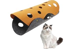 Mgichoom Cat Toys Cat Tunnel Tube Collapsible Maze Cat PlayTent With Hole Felt Tunnel Interactive Toy Cat House For Cat Kitten Kitty Rabbit Small Animal To Have Fun