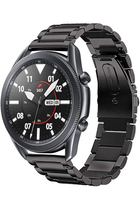 SAMSUNG Galaxy Watch 3 (45mm, GPS, Bluetooth, Unlocked LTE) Smart Watch  with Advanced Health Monitoring, Fitness Tracking, and Long Lasting Battery  - Mystic Black (US Version): Buy Online at Best Price in