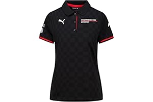 PUMA Porsche Motorsport Damen Team Poloshirt - Schwarz