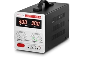 Stamos Soldering S-LS-33 Labornetzgerät Labornetzteil regelbar Netzgerät Netzteil Labor 0-30 V, 0-3 A DC, 125 W, 100 mV / 10 mA
