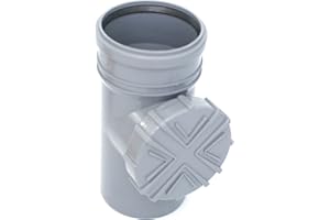 DYKA/KARMAT Fallrohrfilter Regenrohrfilter m. Laubfang DN100 Ø110 HT / KG- Rohre Farbe GRAU