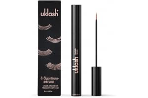 UKLASH ögonfransväxtserum, Veganskt och djurvänligt | Rankat fransserum, längre, fylligare fransar, Formel för naturligt längre fransar och förlängningar