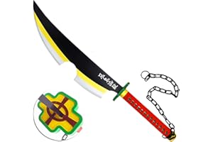 KIMIMARA Épée Demon Slayer - Katana Bambou Enfant Cosplay Lame Taille Enfant