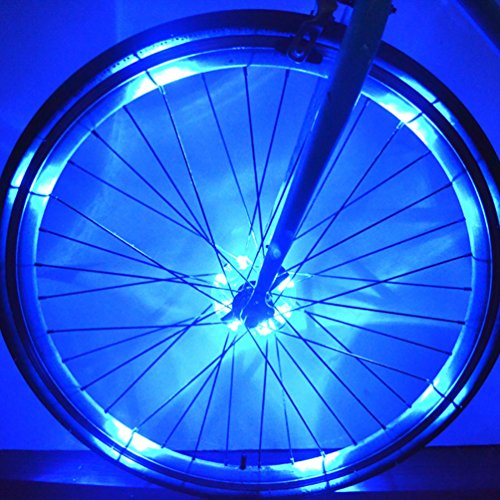nuoyo Licht, 8 LED, die Sicherheit, wenn Drive nachts, schützen und Dekorieren Räder, Blu-ray