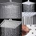 (3869-i) 8 INCH STAINLESS STEEL BATHROOM SQUARE SILVER PRESSURIZE RAINFALL