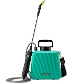 VONROC Drukspuit 5 Liter – 4V Accu, LED-display, 2 Sproeilansen, USB-lader – Voor Planten, Onkruid & Ontsmetting