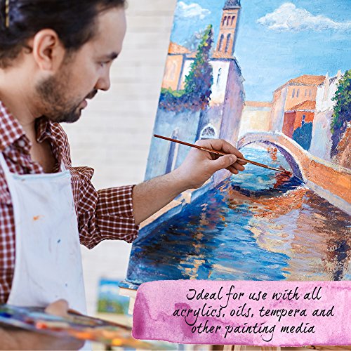 Gespannte Leinwand 45,7 x 61 cm Professionelle Qualität säurefreiem gedehnt Künstler Leinwand Panel Boards für Bild 2 Stück Dreifach grundiert mit Gesso von Crafts 4 alle & # •; - 7