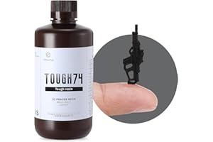 RI RESIONE RESIONE Tough74 Resina Ultra-Robusta e Resistente all'Usura: Superficie Liscia e Antirrottura con Adesione Prolungata per Figurine d'Azione Durevoli (Nero 1000g)
