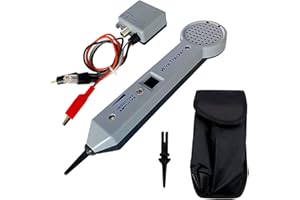 FERCAISH Cable Tester, Line Finder Wire Tracker, Network Cable Tracer Cable Toner Tester, 200EP Cable Tester Tone Generator Inductive Amplifier