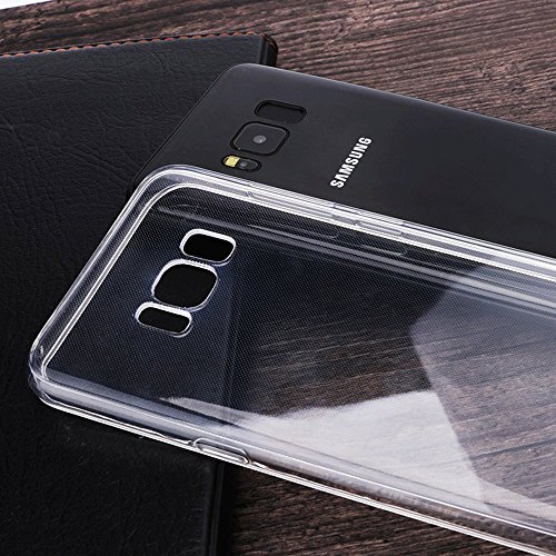 Samsung Galaxy S8 Hülle,Yica [Liquid Crystal] Galaxy s8 Hülle Tasche Schutzhülle Case Cover Transparent Klare Weiche TPU Silikon Gel Schutzhülle Bumper Löschen Back für Samsung Galaxy S8 - 7