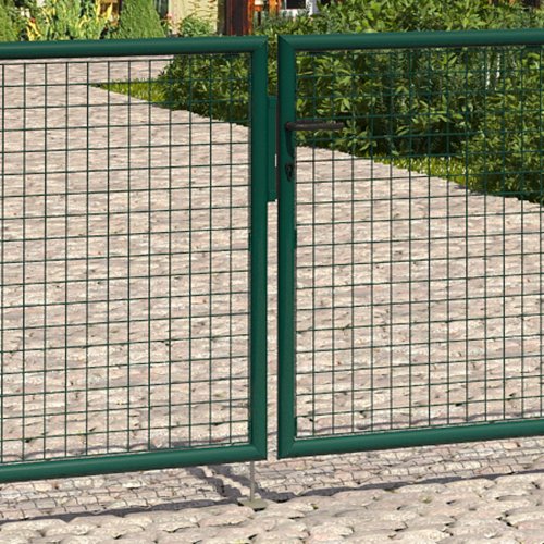 Doppelflügeltor + Pfosten Gartentor 300×100 Einfahrtstor Hoftor Tor - 2