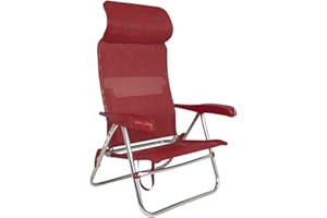 Crespo - Silla de Playa AL/205-C Color Rojo