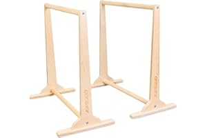 GORILANT Gorletic Barras Paralelas para Calistenia y Gimnasia en Casa, Altura 92cm - Rack Musculación, Barras Paralelas Calistenia, Flexiones, Power Rack ideal para tus entrenamientos