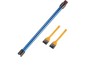 Elalove Ersatz Aluminium Verlängerungsrohr für V11 V10 V15 V8 V7 Staubsauger – 73 CM Schnellmontage-Rohr mit 2-in-1-Bürsten Kompatibel mit Dyson Zubehör, Blau