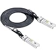 10Gtek 10Gb/s SFP+ DAC Cable 1m - 10GBASE-CU Passive Direct Attach Copper Twinax SFP+ Cable Compatible for Cisco SFP-H10GB-CU