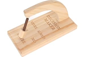 YOSOO HEALTH GEAR Magnetic Pendulum Decision Maker, Wooden Swinging Sticks Pendulum Board Yes No Maybe Innovative Decision Maker Selector Swing Office Desk Decoration