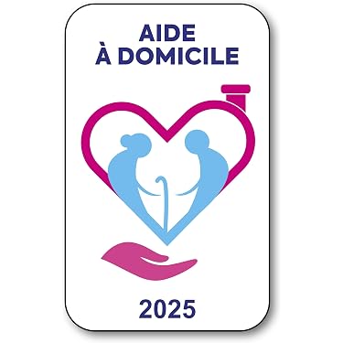 Caducée 2024 – Diskretes Scheibenaufkleber-Set Für Gesundheitsberufe | V1 Assistante De Vie