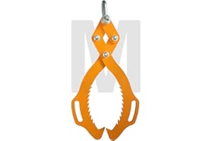 Martenbrown® Verladezange per legno / pinze per lavori di carico nella foresta / legno di sostegno per tronchi e registri per l'uso come una pinza o trascinamento tenaglie sollevamento / 1000 kg