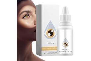 GÉNÉRIQUE Fancy Drops Changeur De Couleur Des Yeux, Gouttes Fantaisie Changeur De Couleur Des Yeux, Gouttes Oculaires Sûres De 10 Ml Pour Changer La Couleur Des Yeux, Éclaircir La Couleur De Vos Yeux