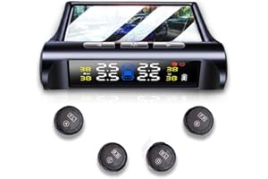 Alupre C240 energia Solare Auto Esterno Pneumatici TPMS sensore di Pressione Sistema di monitoraggio