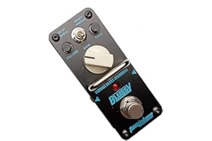 AUPHY Aroma Music Tom´sline Engineering ATP 3 - Pedal de efecto de sobremarcha, negro
