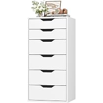 Luminarix Commode avec 4 tiroirs, armoire à tiroirs en bois, buffet, commode pour chambre à coucher, salon, couloir, 60x34x90 cm, Blanc