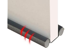 DUBBULON Under Door Draft Stopper Guard - Twin Draft Guard | Window Draft Blocker Wind Noise Stopper | Adjustable Door Sweeps, Cold Air Stopper Sweep |93cm Insulating Cold Air Wind Dust Blocker Se aler Stopper