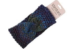 ‎ALSINO Alsino Damen Stirnband Haarband Schleife Winter Retro Mädchen Kopfband Gestreift Kinder Ohrenschützer Ohrenwärmer Vintage, Blau