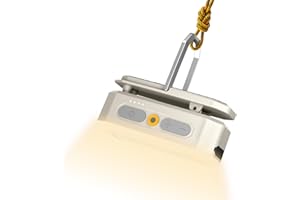 BougeRV Camping Light Rechargeable, 3200mAh Bivvy Light, Portable Motion Sensor Light, Camping Lamp for Tent, Work Light IP65 Waterproof for Outdoor, Power Outages, Fishing, Hiking (Khaki)