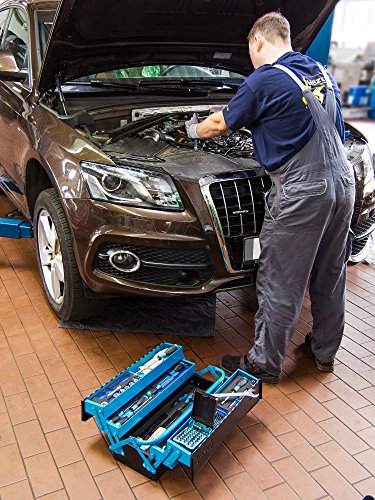 HAZET Metall-Werkzeugkoffer (mobiler Montage-Koffer, mit Profi-Sortiment, 79-teilig, mit Hammer, Umschaltknarre, Zange, Vorhängeschloss, hochwertige Materialien) 190/79 - 3